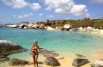 Devil's Bay, ao lado de The Baths, em Virgin Gorda - BVI
